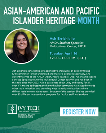 Asian American and Pacific Islander Heritage Month Flyer