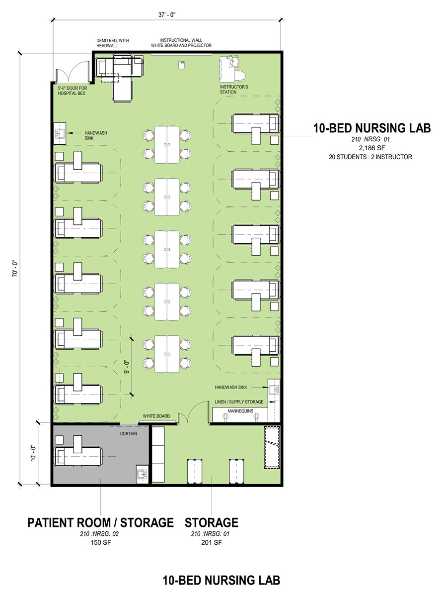 10-Bed Nursing Lab