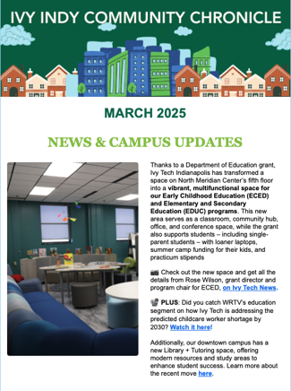 Ivy Indy Community Chronicle -March 2025
