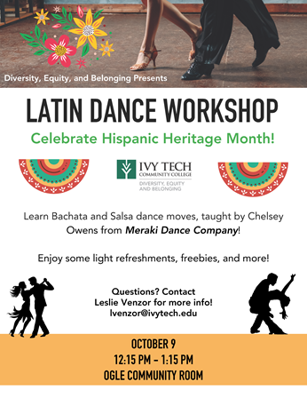 Latin Dance Workshop Flyer