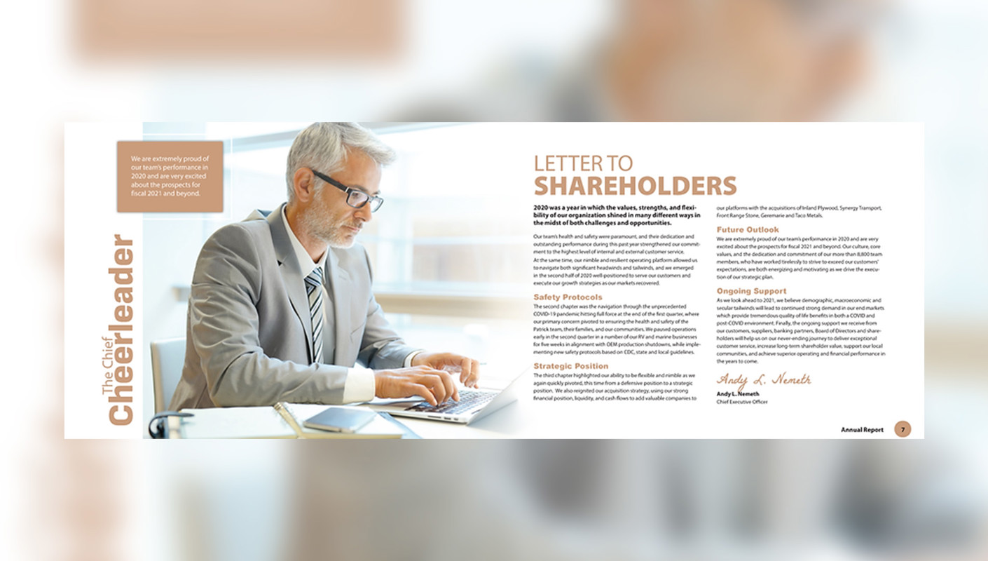 Page From an Annual Report by Julie Alleshouse