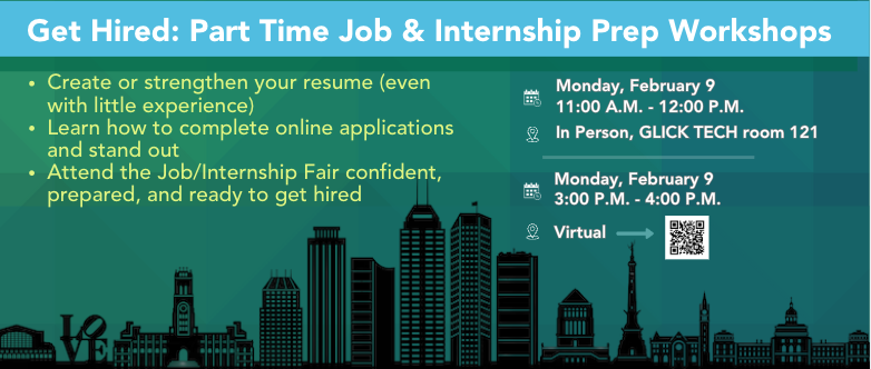 Part-time Job & Internship Prep Workshops