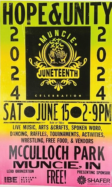 Muncie Juneteenth Festival Flyer