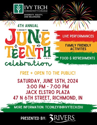 Richmond annual Juneteenth festival flyer