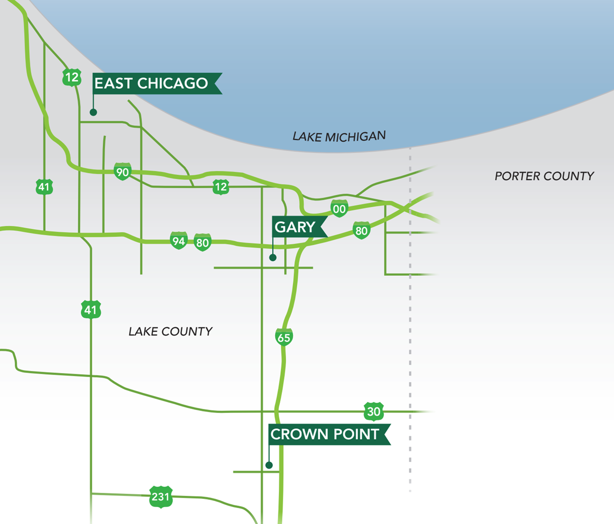 Lake County Map